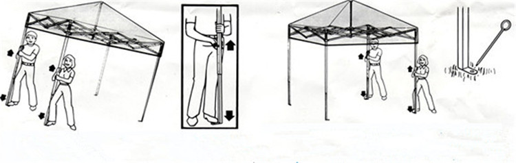 快速折叠帐篷怎么收,双人折叠帐篷怎么收