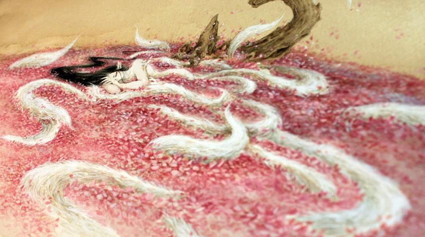 中国百鬼画作,一双巧手作画