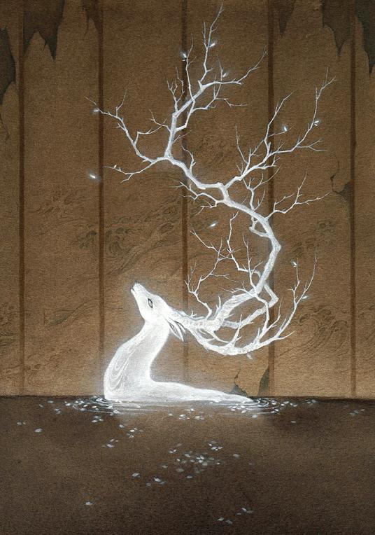 中国百鬼画作,一双巧手作画