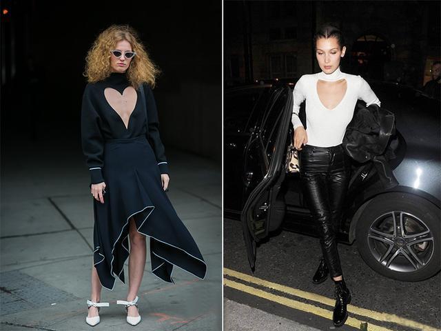 今秋流行新趋势元素！连穿件衣服都是爱你的形状！