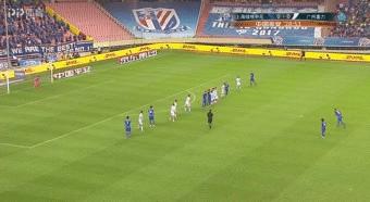 重炮半场世界波,足球中超联赛世界波