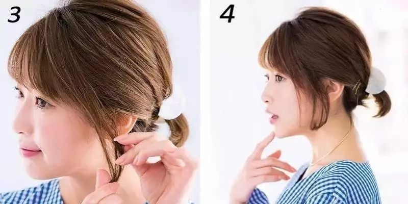 短发的简单扎法100种方法,短发如何快速扎完一个发型