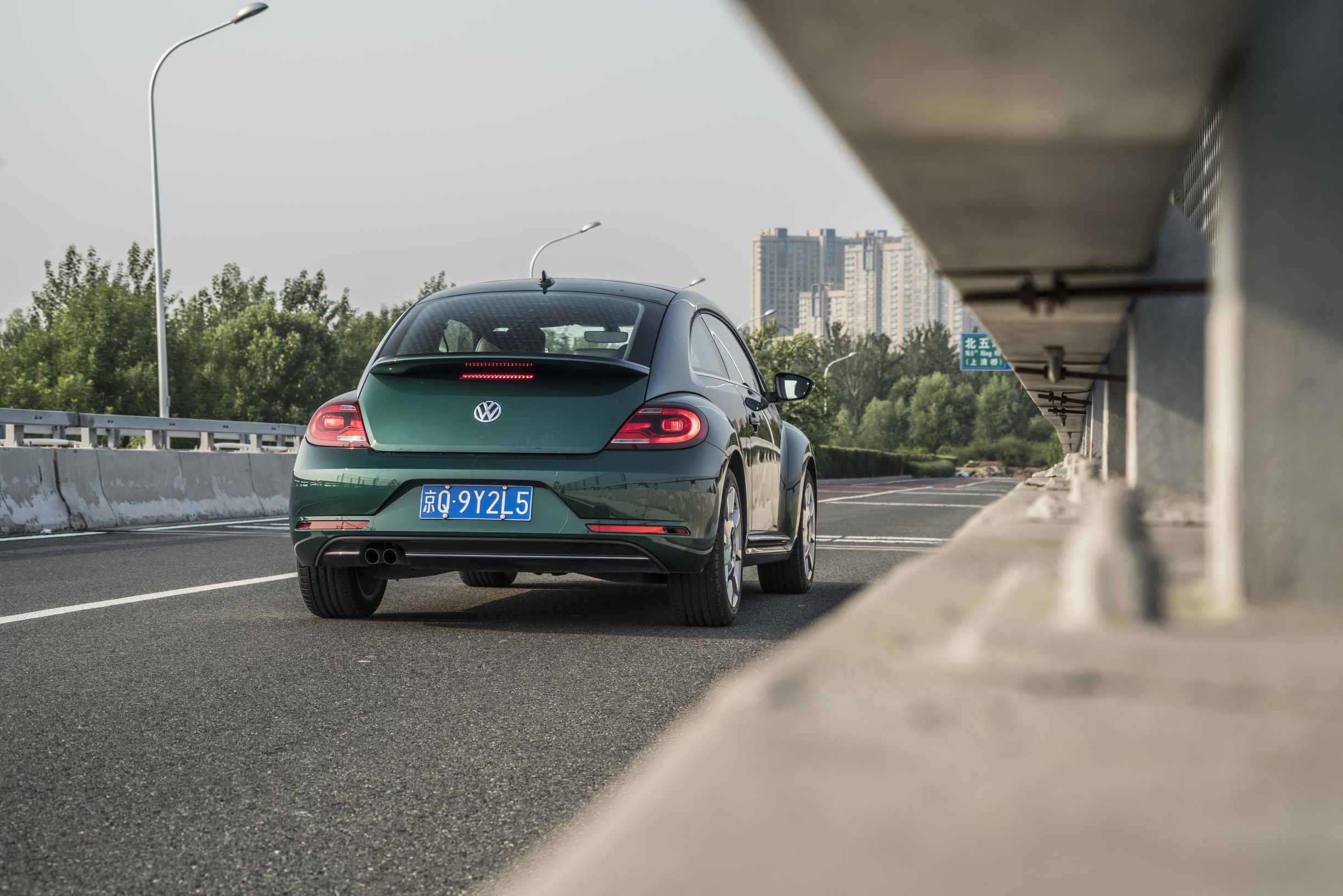 秋日里的竹璃绿｜大众甲壳虫