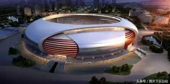 乐山市奥体中心城,城南换新地标