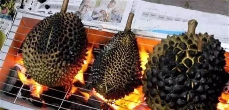 榴莲有多恐怖,原来榴莲还可以烤着吃涨见识