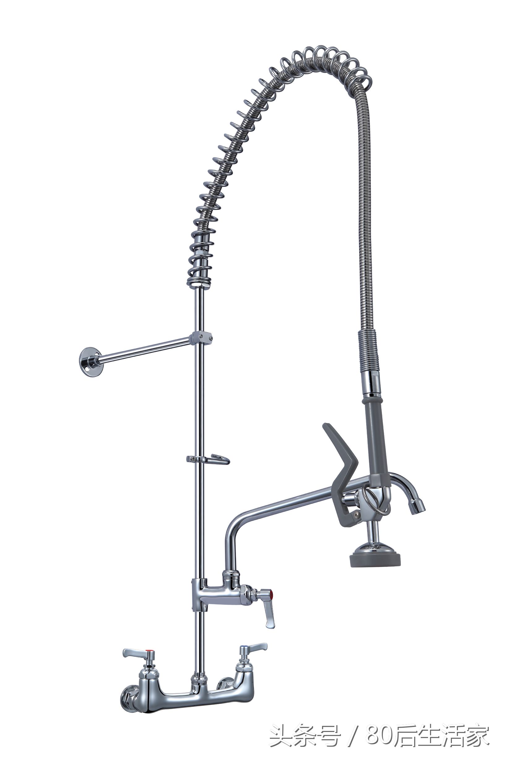 花洒带高压小喷头,高压花洒喷头手持增压浴室花洒