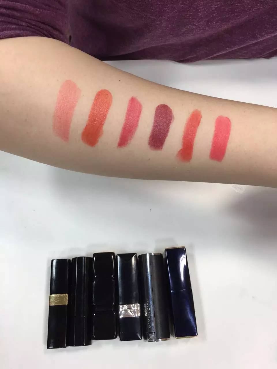 30支裸色唇膏试色,16色唇膏