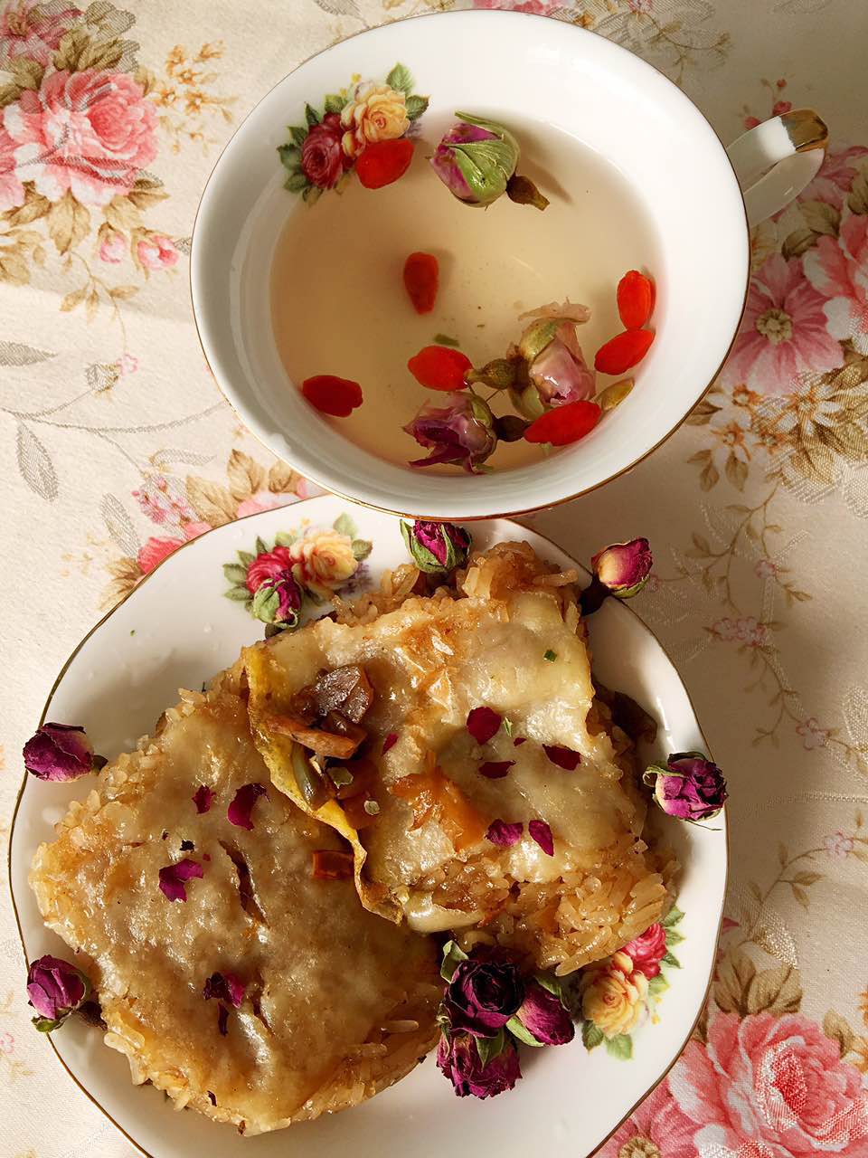 玫瑰花茶和什么搭配美容养颜,玫瑰花茶和陈皮可以搭配吗