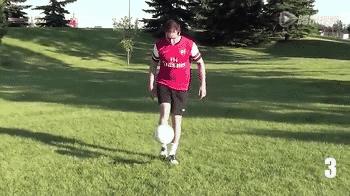 颠球十二个部位教学,颠球12法