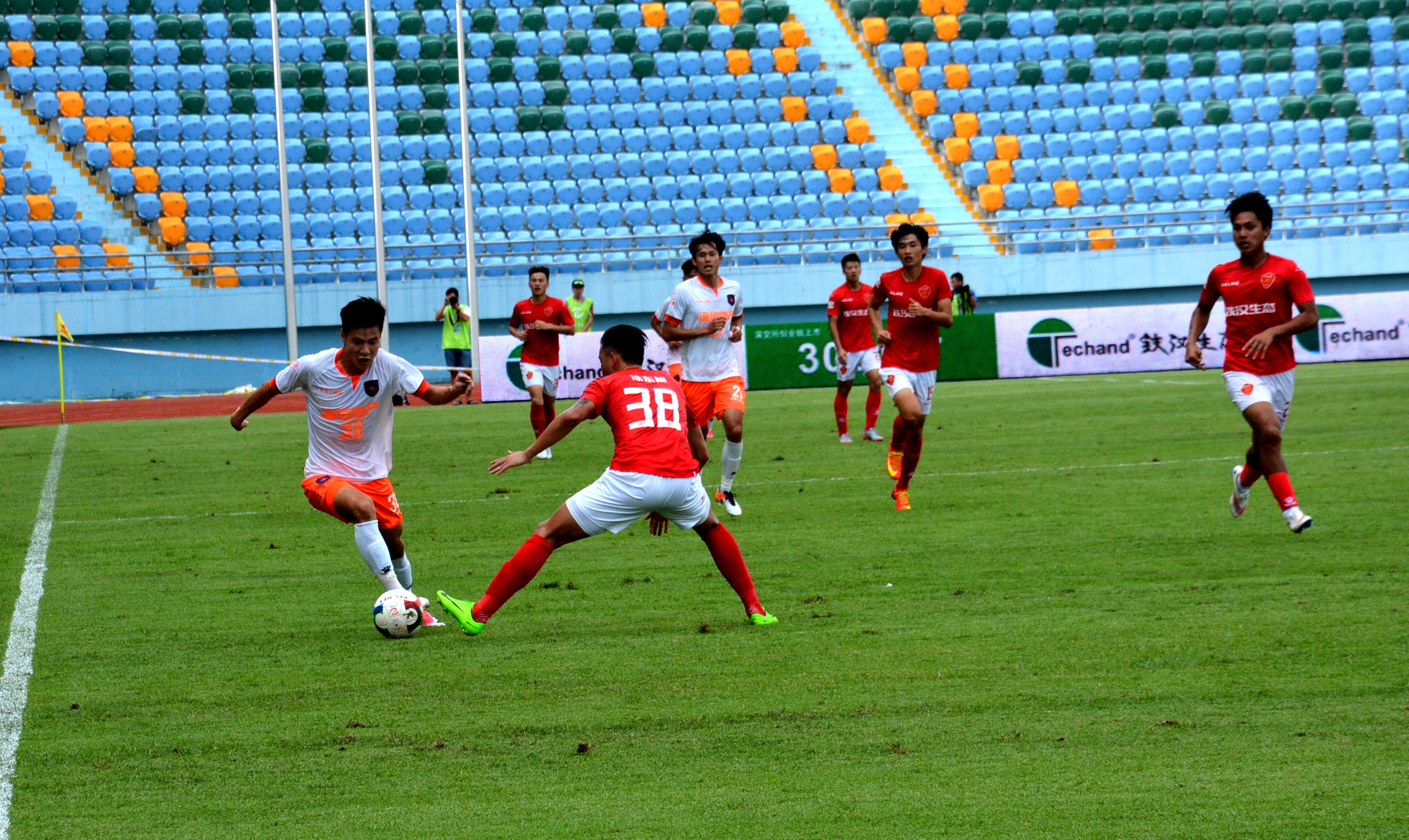 联赛战报|超长补时+后卫染红中能遭绝杀憾负梅县队