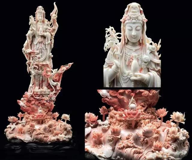 珊瑚石雕刻作品,红珊瑚雕刻作品图片大全欣赏