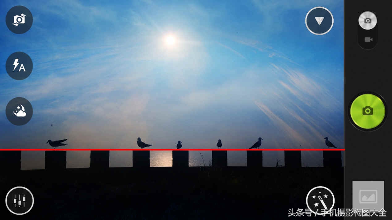 三分线构图与黄金构图区别,16种构图法怎么拍