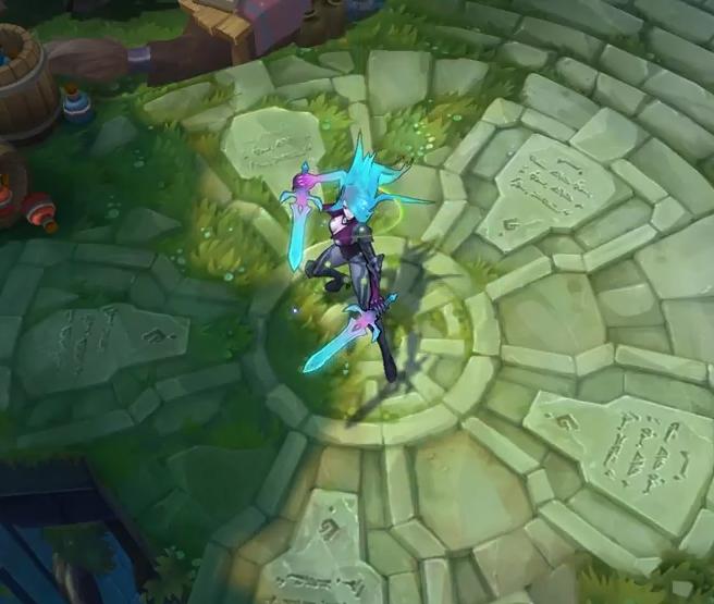 卡特琳娜貂蝉炫金莲华特效,lol卡特琳娜破败军团皮肤