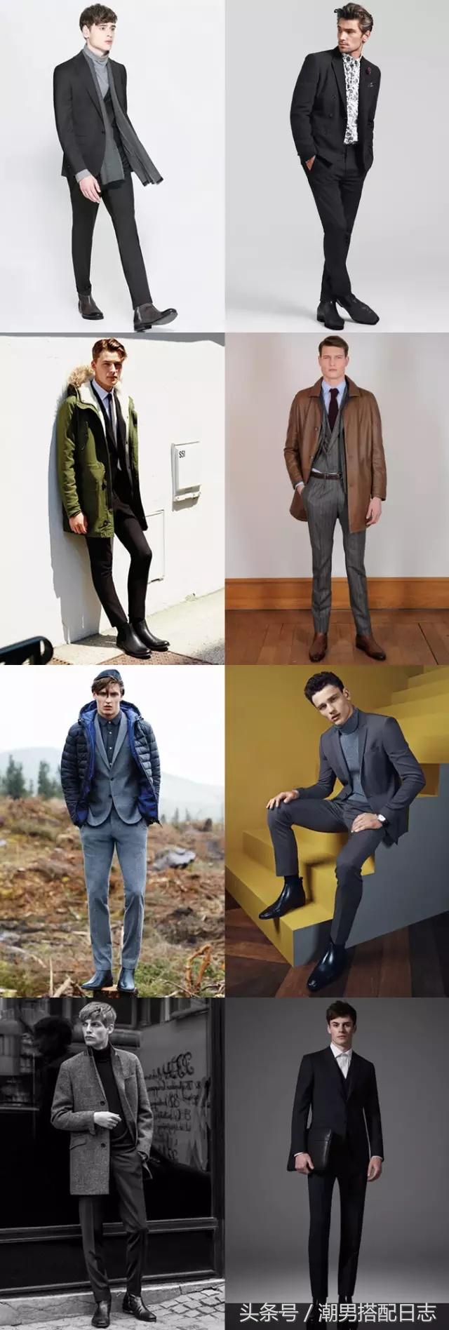 靴子长筒靴冬季穿搭,靴子冬季套装穿搭