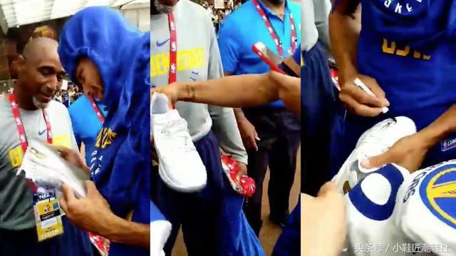 库里见到中国假鞋,库里中国行遇到山寨鞋