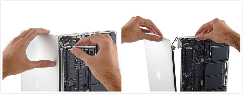 MacbookProMacBookAir苹果笔记本的屏幕被摔/压坏了怎么办？