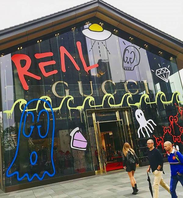 gucci日系插画,gucci限量版插画