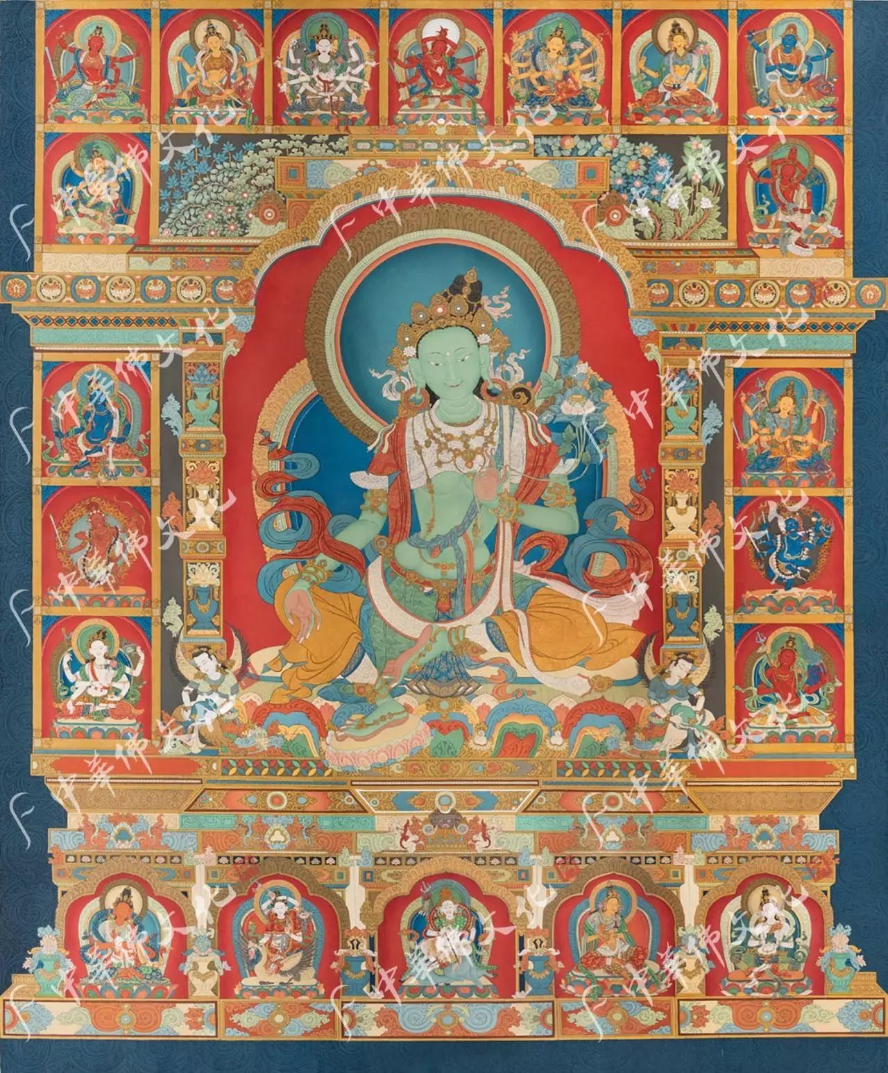 唐卡四大画派,唐卡画派的第一大派