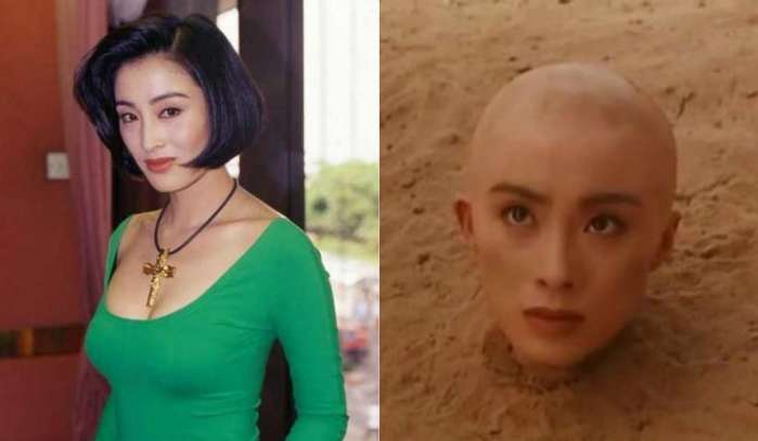 杨幂光头发型,赵薇和范冰冰的光头照