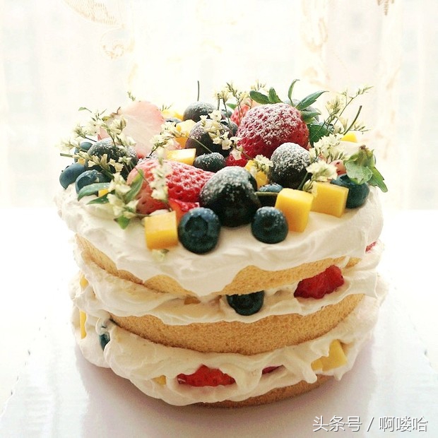 裸蛋糕制作教程简单款式,简单裸蛋糕