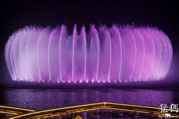 郑州航空港喷泉,郑州漂浮音乐喷泉