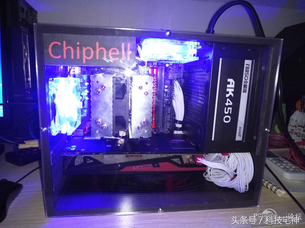 废旧机箱创意制作,木质小机箱制作