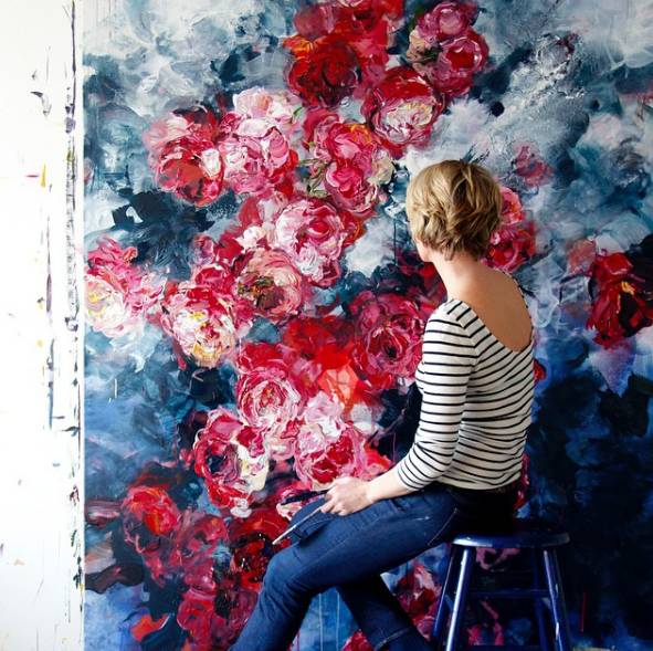 绝不瑟缩于人生的安全角落，只做自由炽烈的花朵