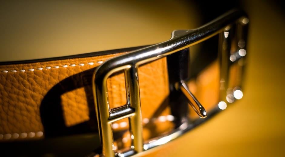 亮面银扣爱马仕腰带,爱马仕平滑扣腰带怎么用图解