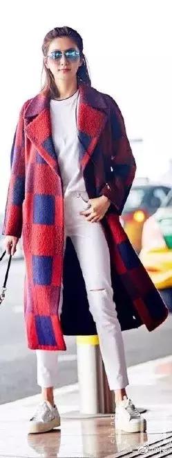 马伊琍大衣造型,高级感风衣女马伊琍同款