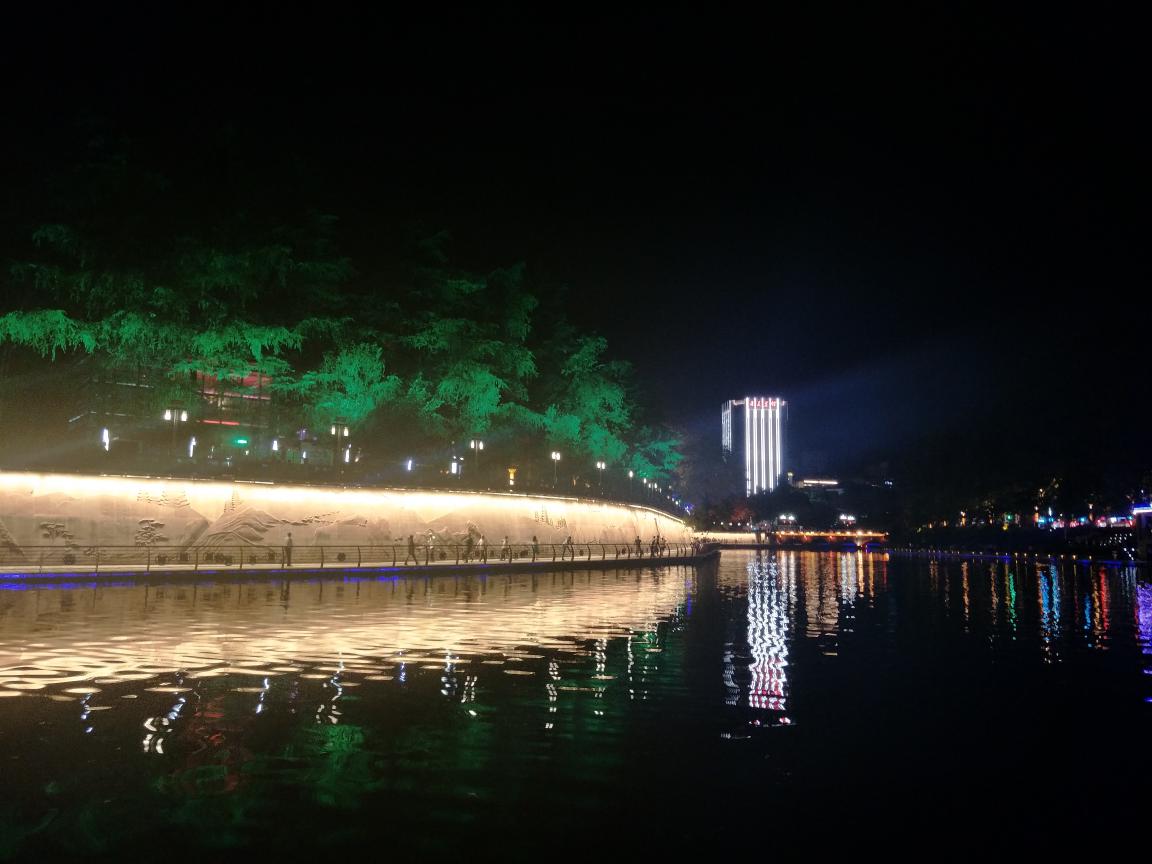 遵义湘江夜景视频,遵义湘江河夜景