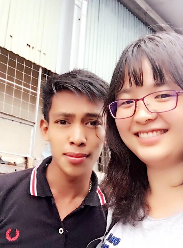 在马来西亚的沙巴码头，中国女生很受欢迎