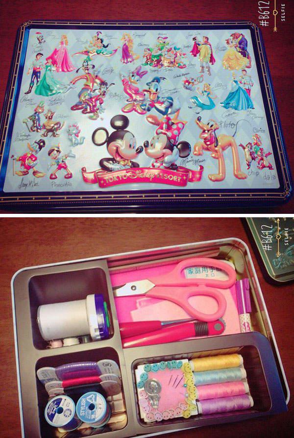 吃完饼干的盒子，吃完别扔，留下来有大用处