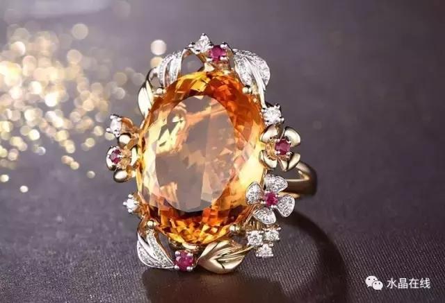 分辨黄水晶,真假黄水晶对比照片图