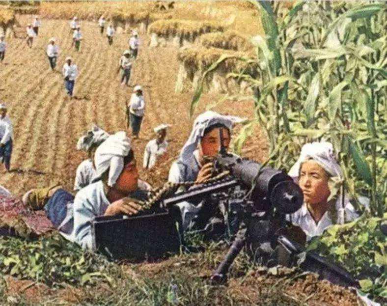 被称为收割机的机枪,军用的大型机枪