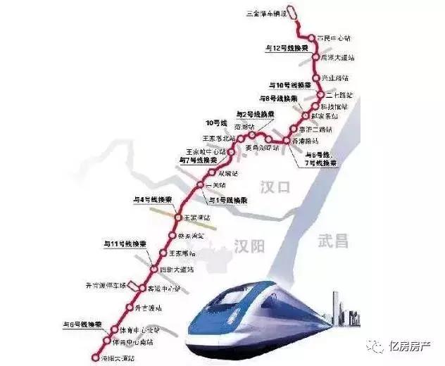 倒计时43天！武汉首条高富帅专列地铁下月就要通车啦！