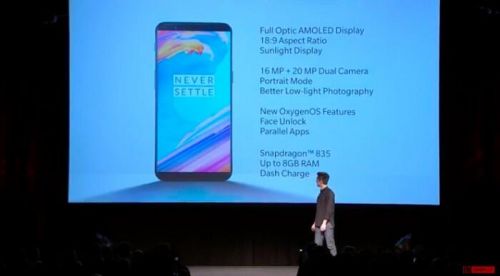 一加5t全面屏双摄旗舰发布,一加5t发布价