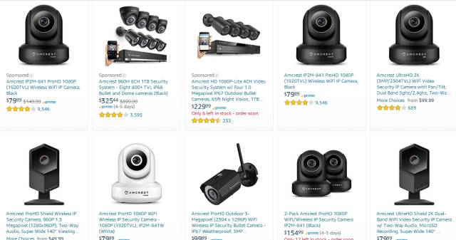 美国线上市场最受欢迎的摄像产品品牌及热卖品TOP30