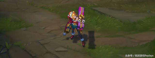 英雄联盟金克丝情人节皮肤视频,冰雪圣诞金克丝
