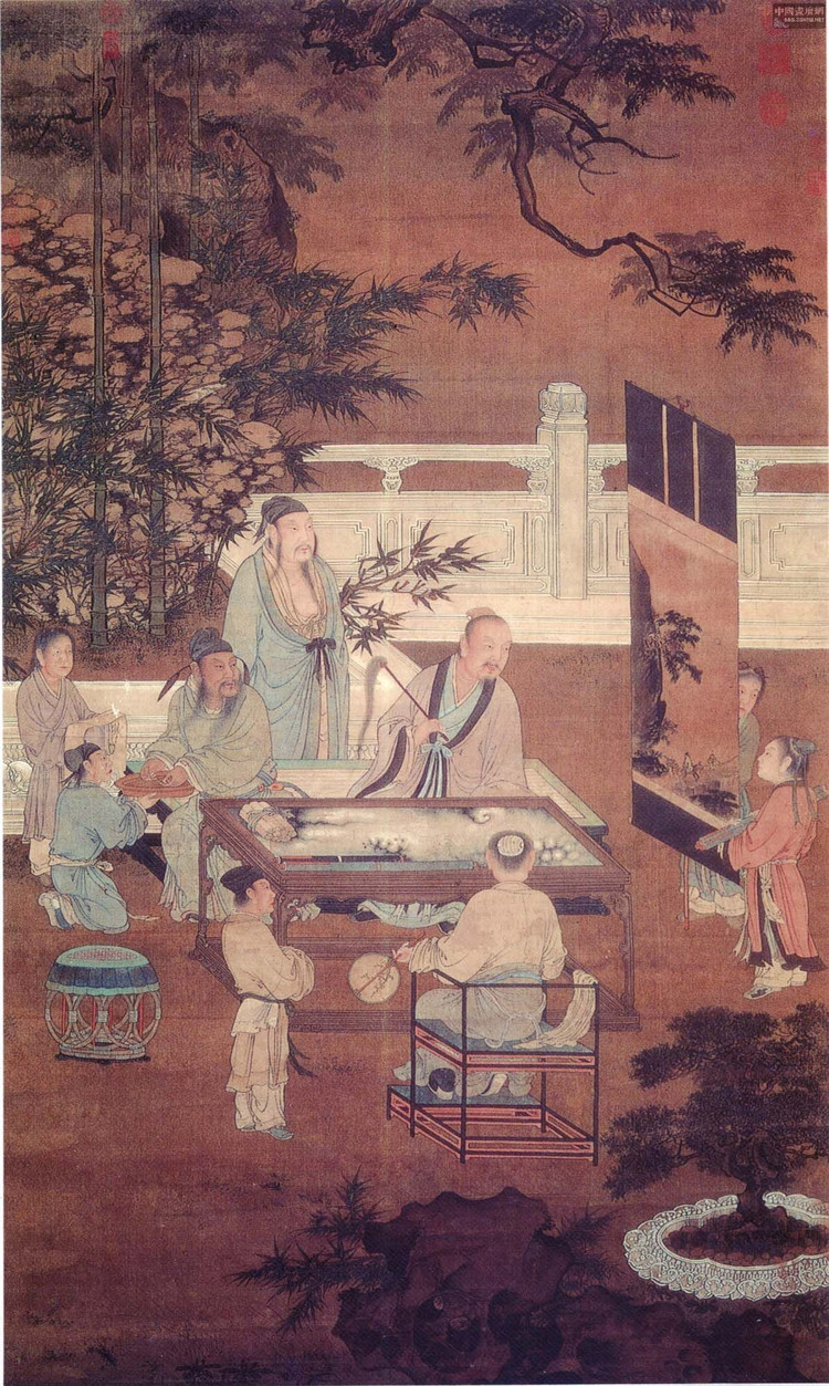 宋刘松年山水画精品欣赏,宋画四大家作品欣赏