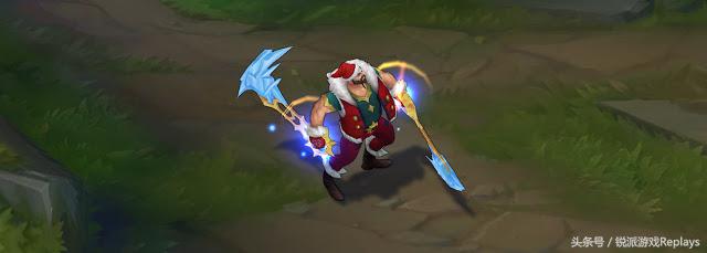 英雄联盟金克丝情人节皮肤视频,冰雪圣诞金克丝