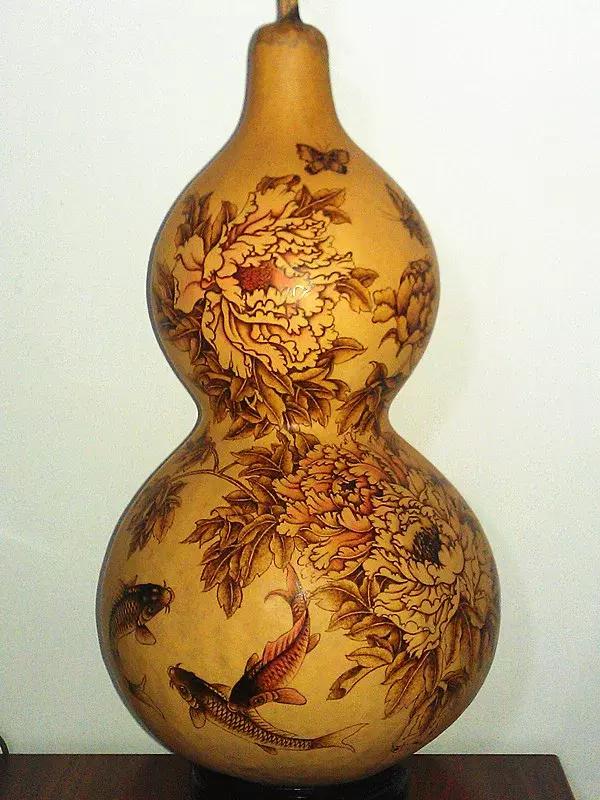 非遗葫芦烙画基本技法,烙画葫芦上色技法步骤详解
