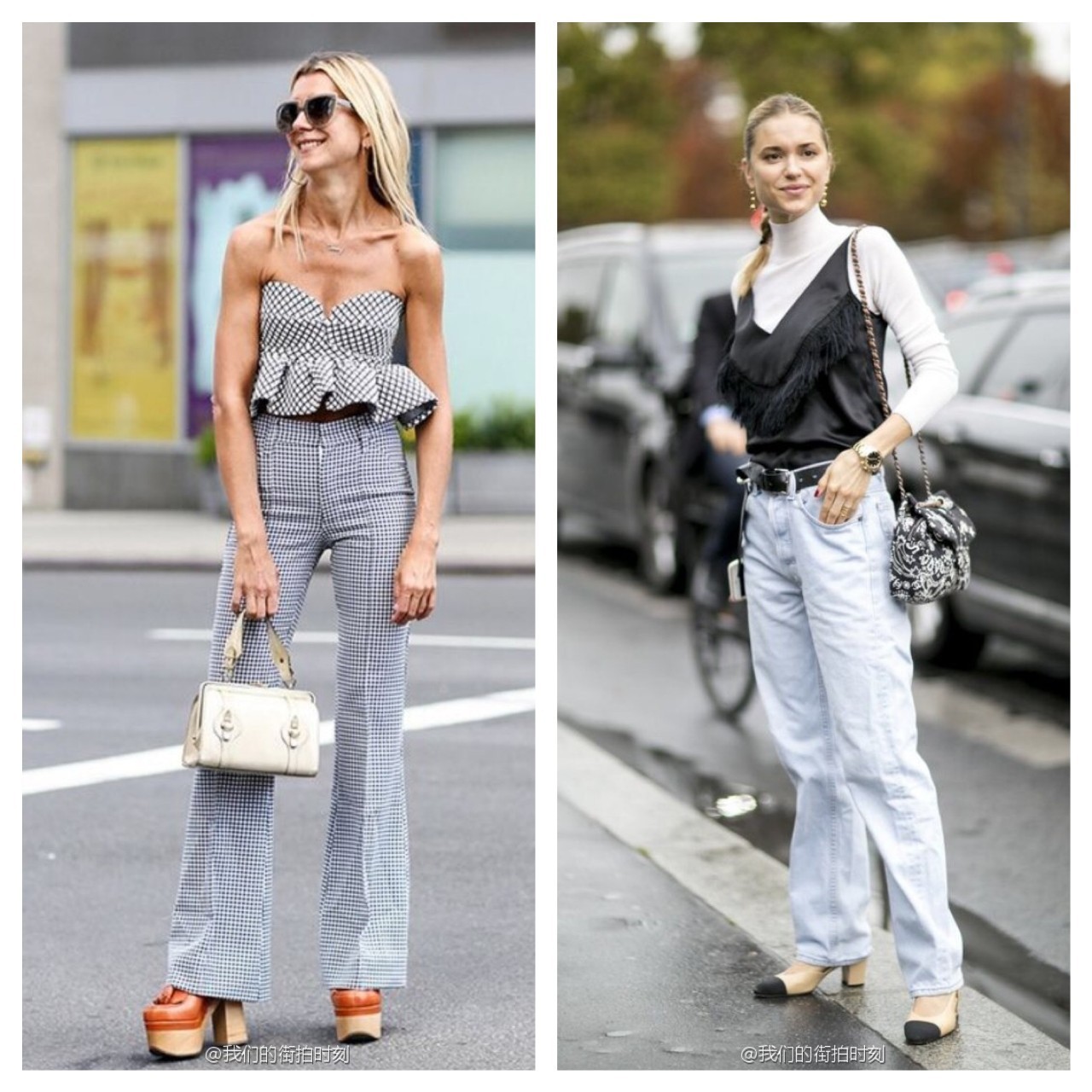 阔腿裤秋冬显瘦窄版穿搭,阔腿裤最不费力的搭配套路潮爆了