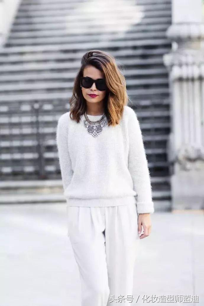 搭配什么样的毛衣链好看,毛衣怎么搭配丝带