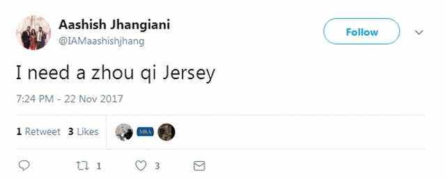 周琦穿几号球衣,周琦在国家队穿13号球衣