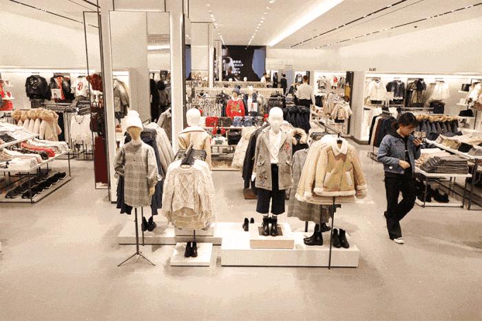 中国最大的第二个zara店,zara上海第一家门店