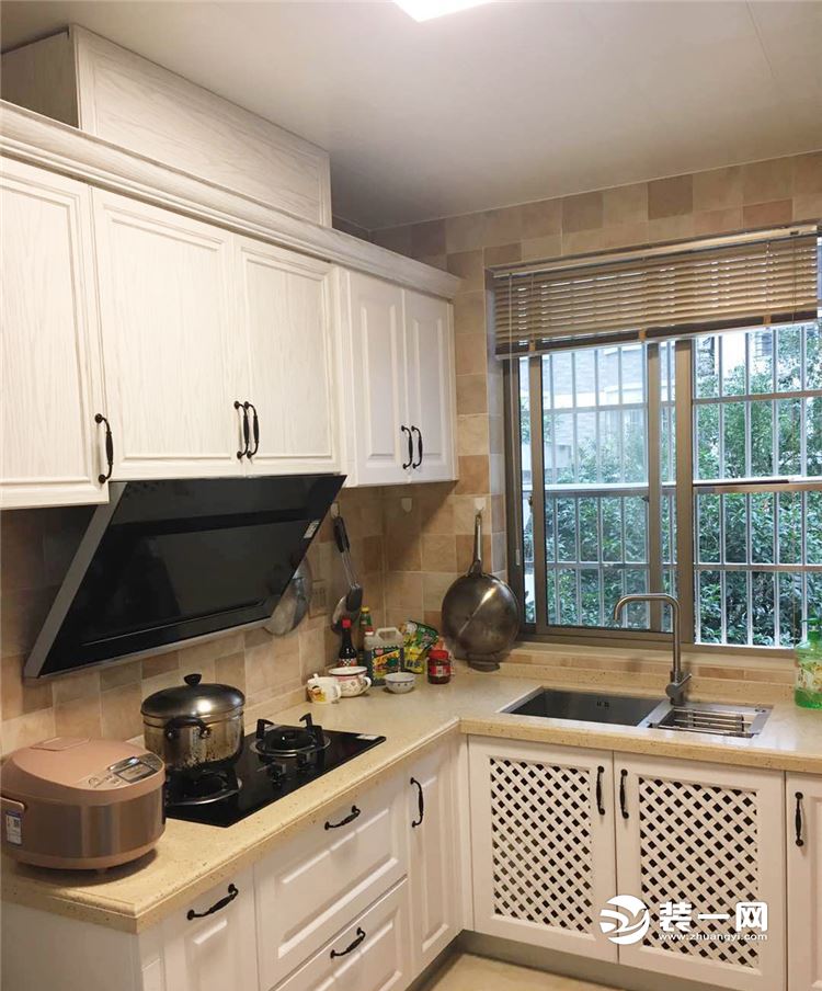 金色丽都软装完工实景图，103平简欧风造价6万，绍兴装一*特网**推