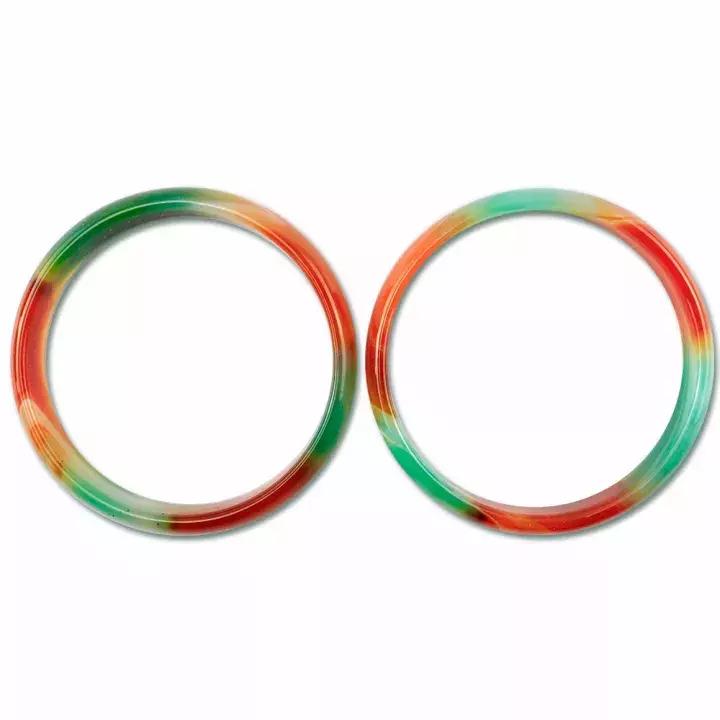 七彩玛瑙手镯图片大全,内蒙七彩玛瑙价格