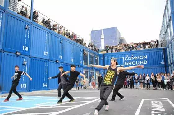 集装箱建筑商业街,创意集装箱建筑