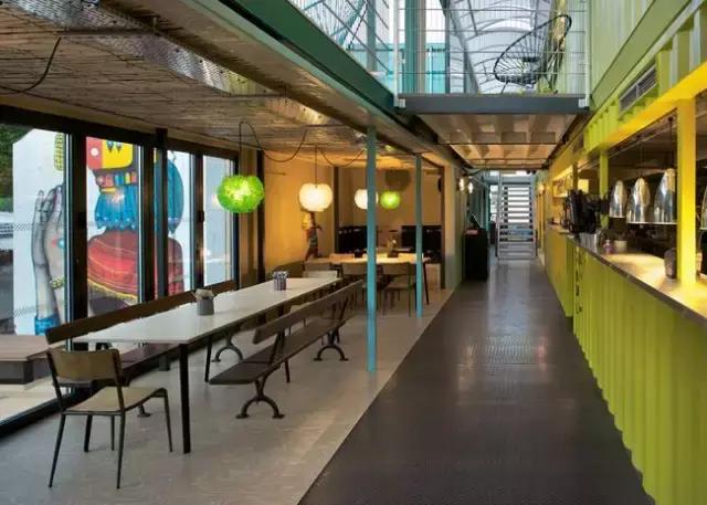 集装箱建筑散发艺术魅力,集装箱建筑空间