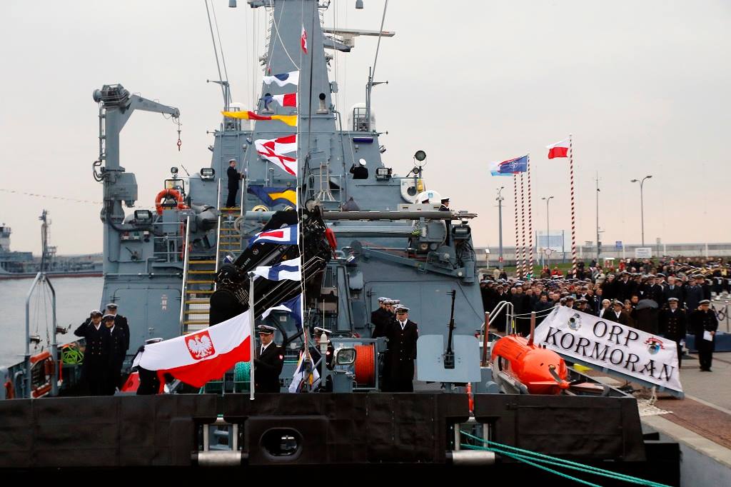 波兰近海扫雷舰,波兰海军扫雷舰视频